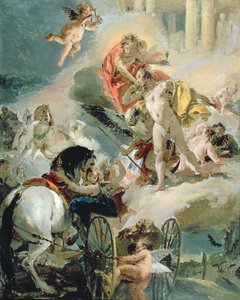 太陽の馬の利用、1731年 作： Giovanni Battista Tiepolo