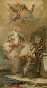 The Immaculate Conception (Joachim en Anna receiving the Virgin Mary from God the Father) The Virgin Mary presented to Sts Joachim and Anna by God the Father   1392719   ja       japanese Successfully Translated  Original: The Fourth Foolish Virgin Transla 作： Giovanni Battista Tiepolo