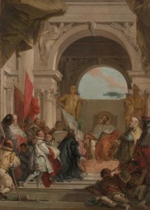 フランコニア公爵としてのハロルド司教の叙任、1751-52年 作： Giovanni Battista Tiepolo