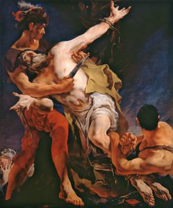 聖バーソロミューの殉教、1722 作： Giovanni Battista Tiepolo