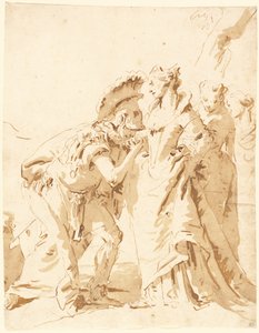 アントニーとクレオパトラの出会い 作： Giovanni Battista Tiepolo