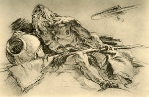ナイル川、1752年、1928年 作： Giovanni Battista Tiepolo