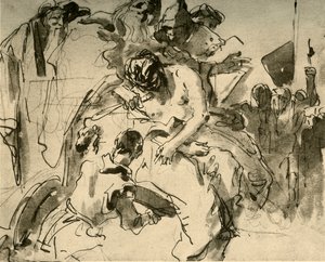 イフィゲニアの犠牲、c1757、1928 作： Giovanni Battista Tiepolo