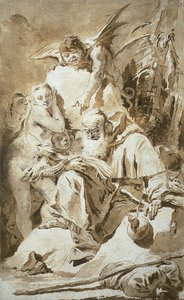 聖アンソニーの誘惑 作： Giovanni Battista Tiepolo