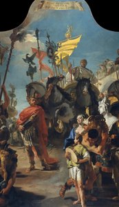 マリウスの凱旋、1729年。 作： Giovanni Battista Tiepolo