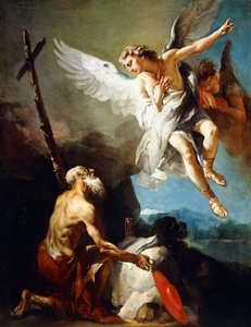 聖ジェロームのビジョン、1720-22年 作： Giovanni Battista Tiepolo