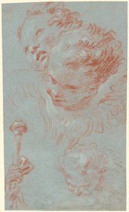 三人のケルビムとベリボンの杖 作： Giovanni Battista Tiepolo