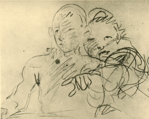 18世紀半ば、1928年の2人の男の子 作： Giovanni Battista Tiepolo
