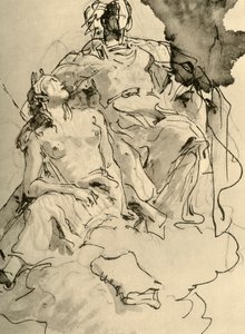 18世紀半ばの1人の女性（1928年） 作： Giovanni Battista Tiepolo