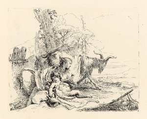 さまざまなカプリス、1750年以前 作： Giovanni Battista Tiepolo