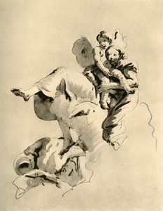金星とキューピッド、18世紀半ば、1928 作： Giovanni Battista Tiepolo