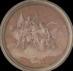美徳と豊かさ、1760年。 作： Giovanni Battista Tiepolo