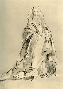 若い女性、18世紀初頭から半ば1928 作： Giovanni Battista Tiepolo