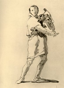 18世紀半ばのアンフォラを持つ若者、1928 作： Giovanni Battista Tiepolo