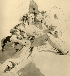 ゼファーとフローラ、18世紀半ば、1928 作： Giovanni Battista Tiepolo
