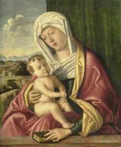 マドンナと子供 作： Giovanni Bellini (school of)