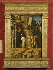 キリストのリンボへの降下（パネルのベラムに油を塗る） 作： Giovanni Bellini