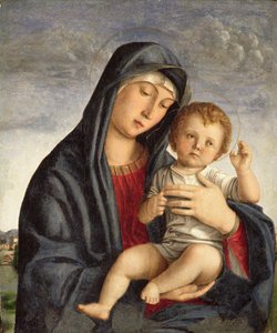 マドンナと子供 作： Giovanni Bellini