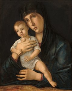 マドンナと子供、c。 14801485。 作： Giovanni Bellini