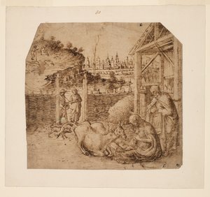キリスト降誕、1480年頃 作： Giovanni Bellini