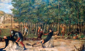 聖ピーター殉教者の暗殺、c1507 作： Giovanni Bellini