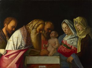割礼c。 1500 作： Giovanni Bellini