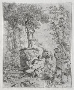 パンのフェテ、1648年。 作： Giovanni Benedetto Castiglione