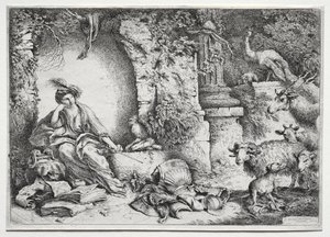 憂鬱 作： Giovanni Benedetto Castiglione
