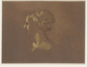 女の子の頭 作： Giovanni Benedetto Castiglione