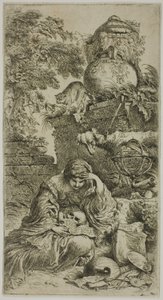 メランコリア 作： Giovanni Benedetto Castiglione