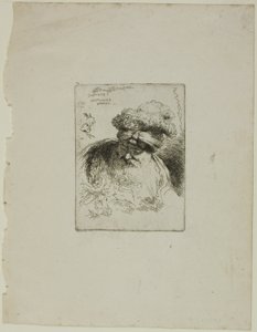 ターバンを巻いた老人 作： Giovanni Benedetto Castiglione