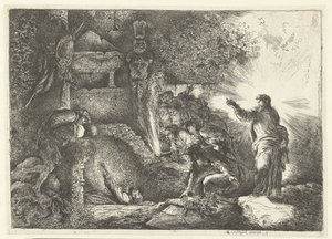 ラザロの育成 作： Giovanni Benedetto Castiglione