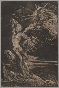 アダムの創造 作： Giovanni Benedetto Castiglione