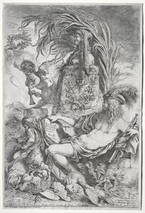 カスティリオーネの天才、1648年。 作： Giovanni Benedetto Castiglione