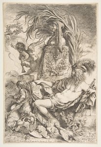 カスティリオーネの天才、ca。 1645-47 は 1648 年に出版されました。 作： Giovanni Benedetto Castiglione