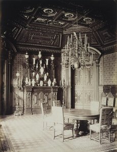 サンクトペテルブルクのストロガノフ宮殿。ダイニングルーム、1860年代 作： Giovanni Bianchi