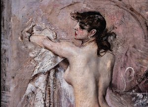 Kylvyn jälkeen yksityiskohdat 作： Giovanni Boldini
