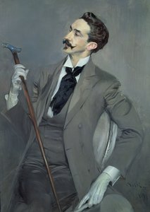 ロベール・ド・モンテスキュー伯爵（1855-1921）1897（キャンバスに油彩） 作： Giovanni Boldini