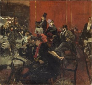 ごちそうシーンc。 1889 作： Giovanni Boldini
