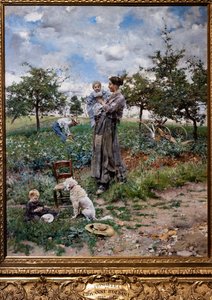 No campo (A Primavera) 作： Giovanni Boldini