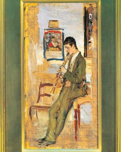 イタリア、クラリーノプレーヤー 作： Giovanni Boldini