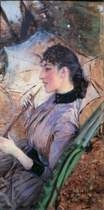 イタリア、フィレンツェ、Alaide Bantiのプロフィール 作： Giovanni Boldini