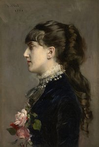 マダムセリーヌルクランシェ、1881年 作： Giovanni Boldini