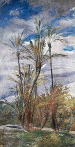 パームとオレンジの木 作： Giovanni Boldini