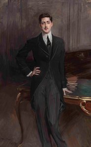 セルゲイプラトノビッチズボフ伯爵1881-1964、1913年の肖像。 作： Giovanni Boldini