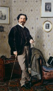 杖を持つクリスティアーノ・バンティの肖像 作： Giovanni Boldini