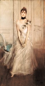 エミリアナ・コンチャ・デ・オッサの肖像 作： Giovanni Boldini