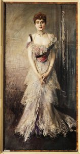 スペインのインファンタ・エウラリア（1864-1958）の肖像、1898年頃 作： Giovanni Boldini