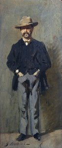 レオポルド・ピサカーニの肖像 作： Giovanni Boldini