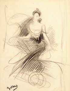 マダムXの肖像、 作： Giovanni Boldini